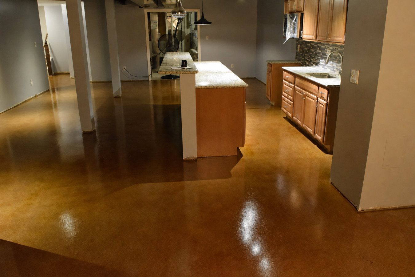 Stained Concrete Flooring in Salinas, CA